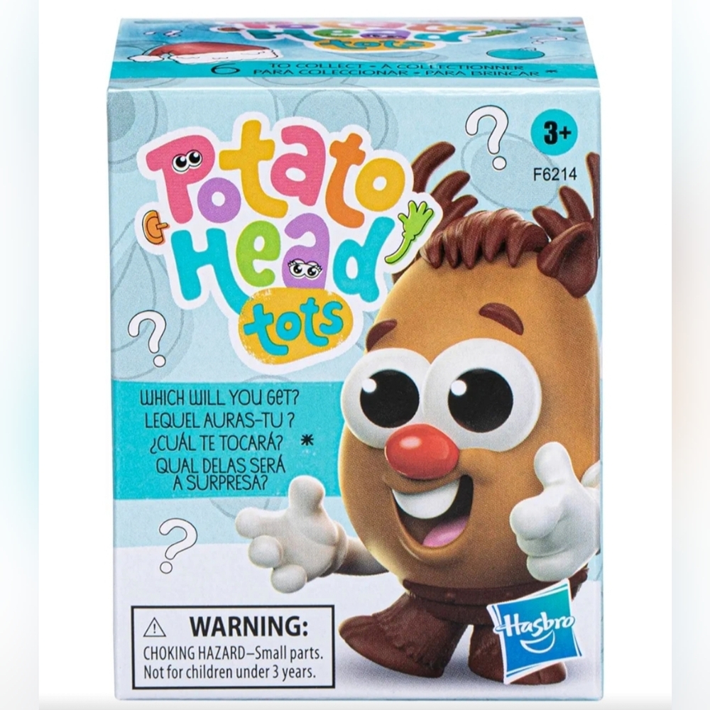 Potato Head TINSEL TOT MINI 3" Hasbro Holiday Toy Christmas Collectible 1 PIECE
